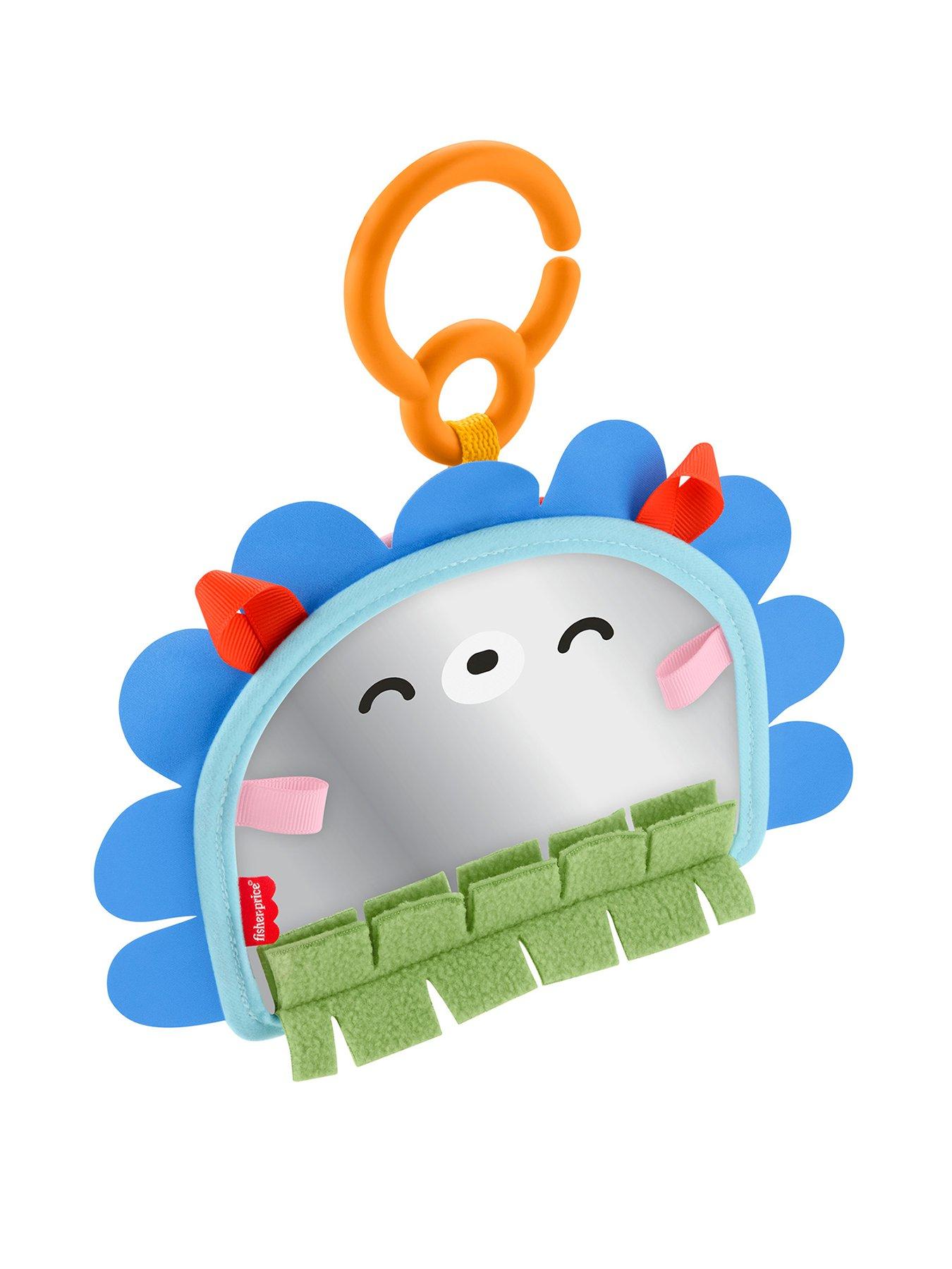 Image 1 of 7 of Fisher-Price Prop 'n Go Portable Mirror Baby Tummy Time Sensory Activity Toy for Newborns