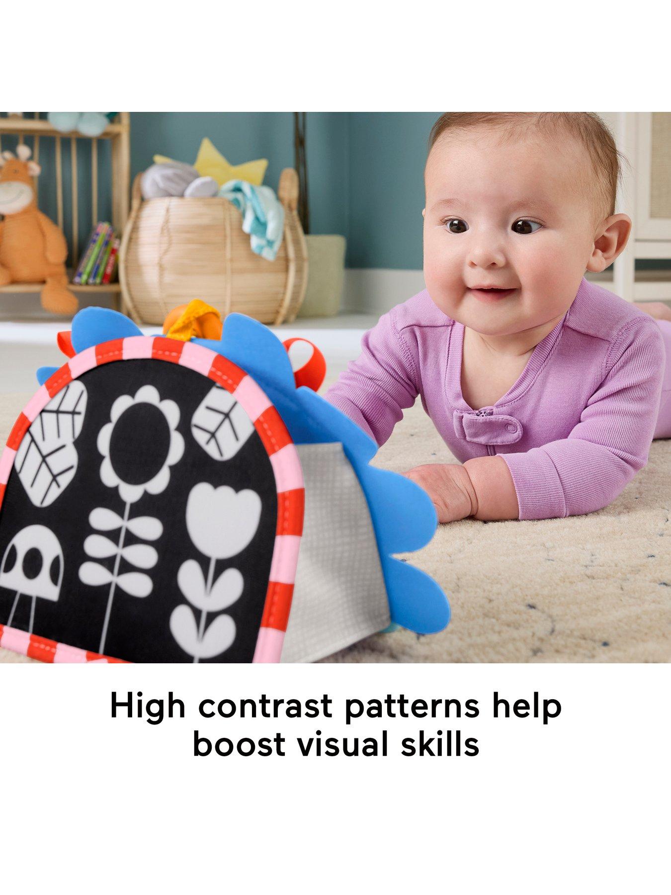 Image 4 of 7 of Fisher-Price Prop 'n Go Portable Mirror Baby Tummy Time Sensory Activity Toy for Newborns