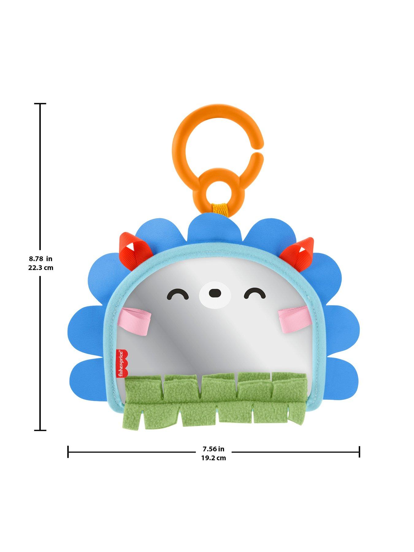 Image 6 of 7 of Fisher-Price Prop 'n Go Portable Mirror Baby Tummy Time Sensory Activity Toy for Newborns