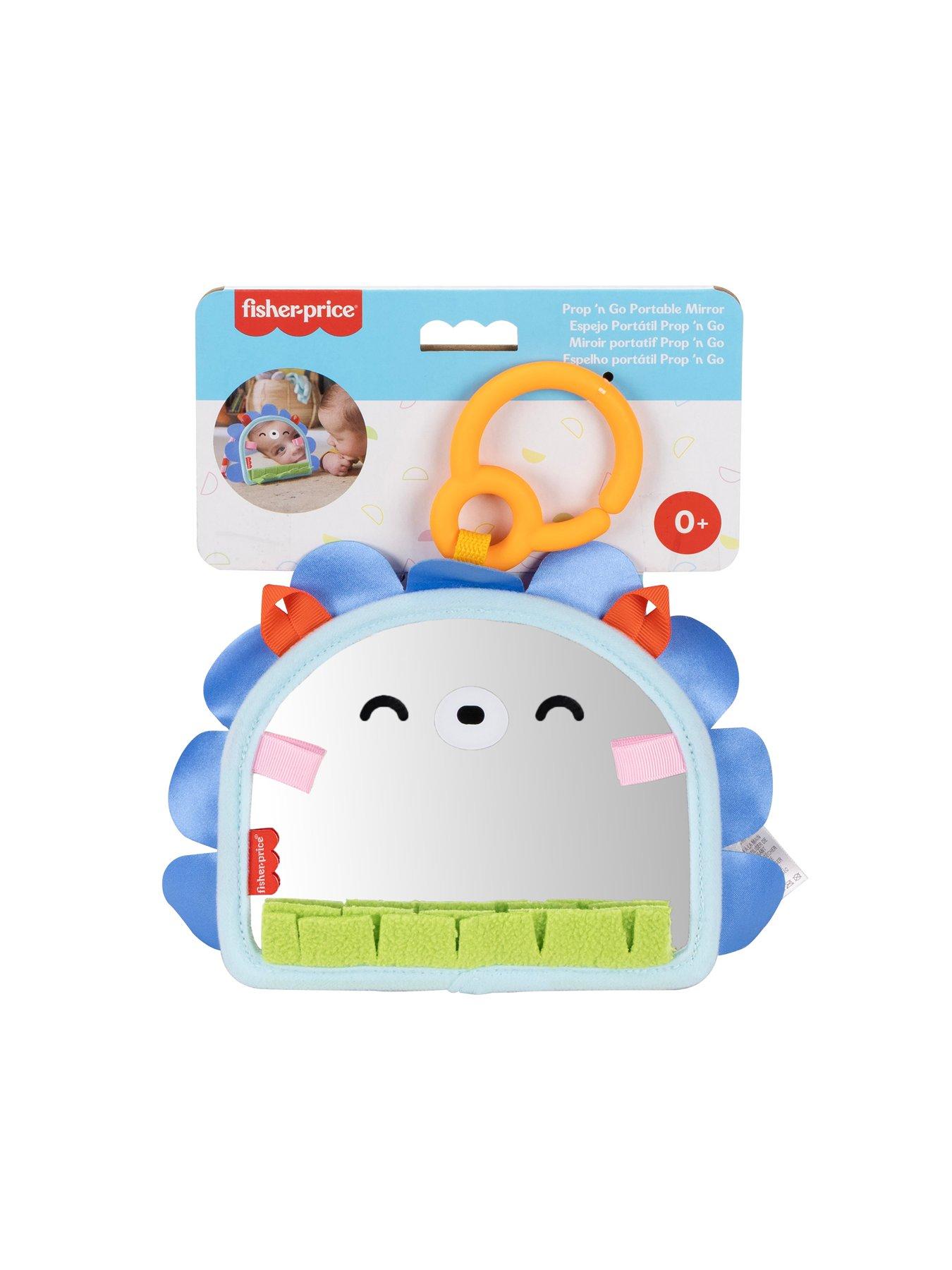 Image 7 of 7 of Fisher-Price Prop 'n Go Portable Mirror Baby Tummy Time Sensory Activity Toy for Newborns