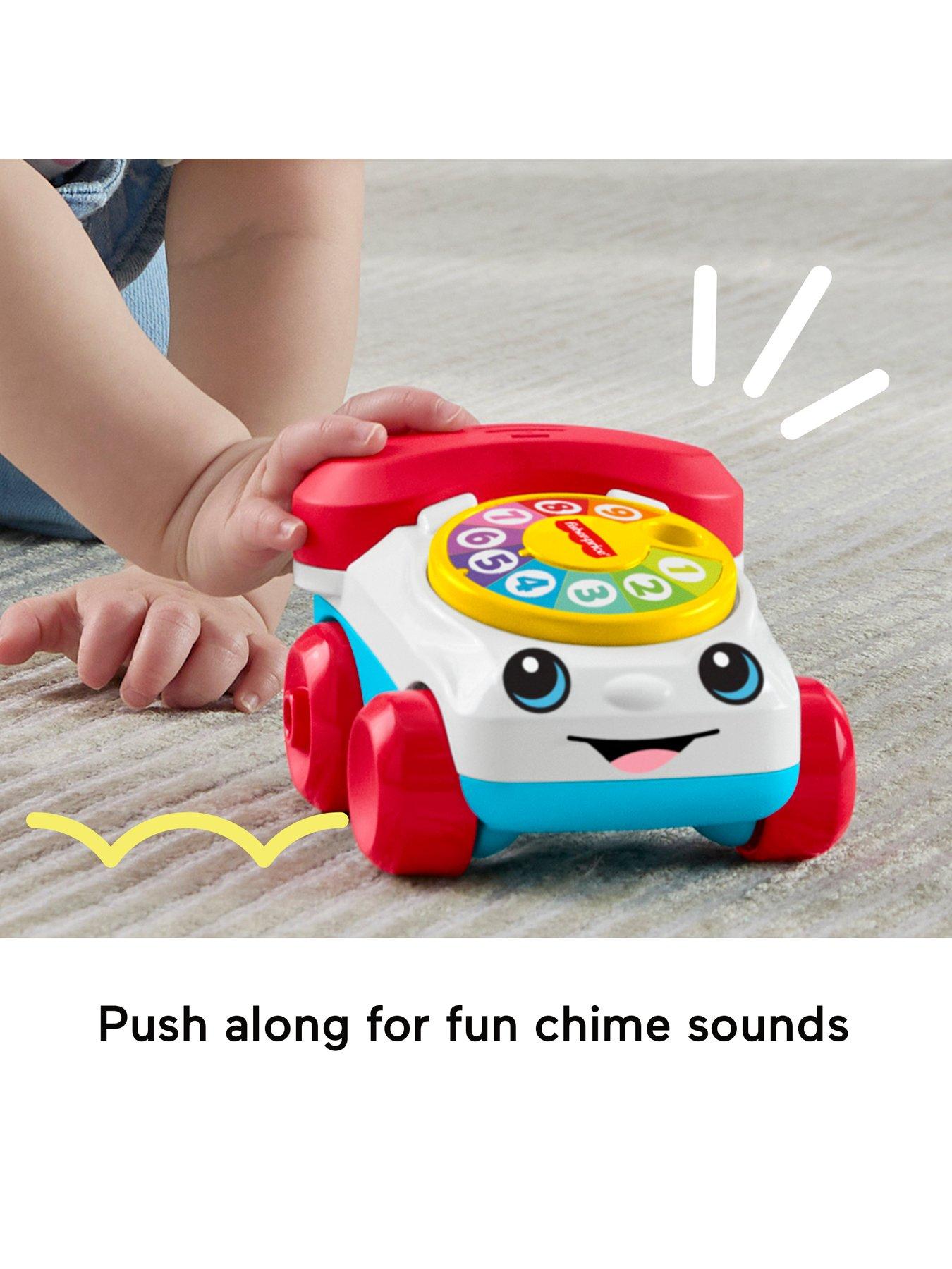 Image 5 of 7 of Fisher-Price Chatter Telephone Vehicle Push-Along Toy with Sounds for Baby &amp; Toddler