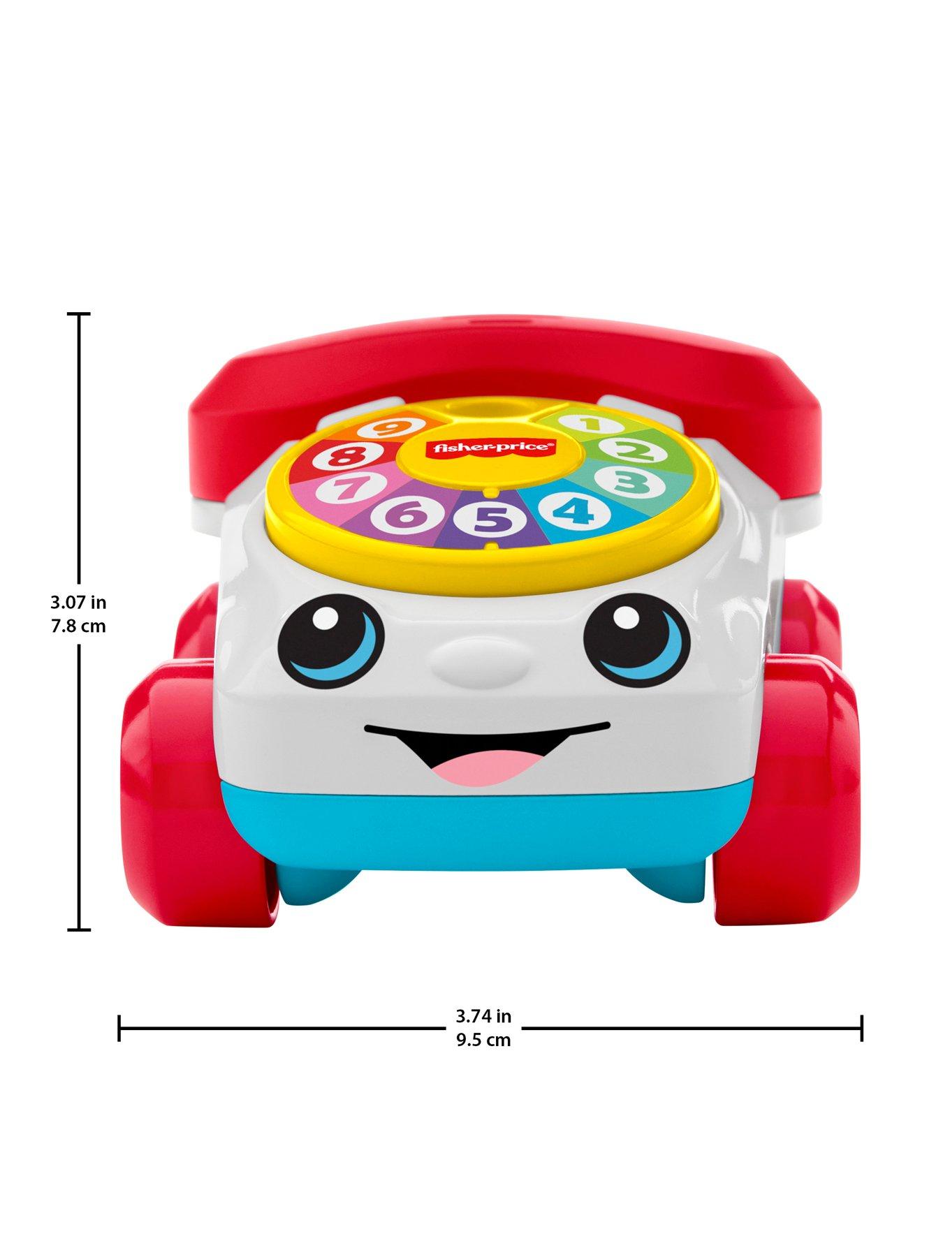 Image 6 of 7 of Fisher-Price Chatter Telephone Vehicle Push-Along Toy with Sounds for Baby &amp; Toddler