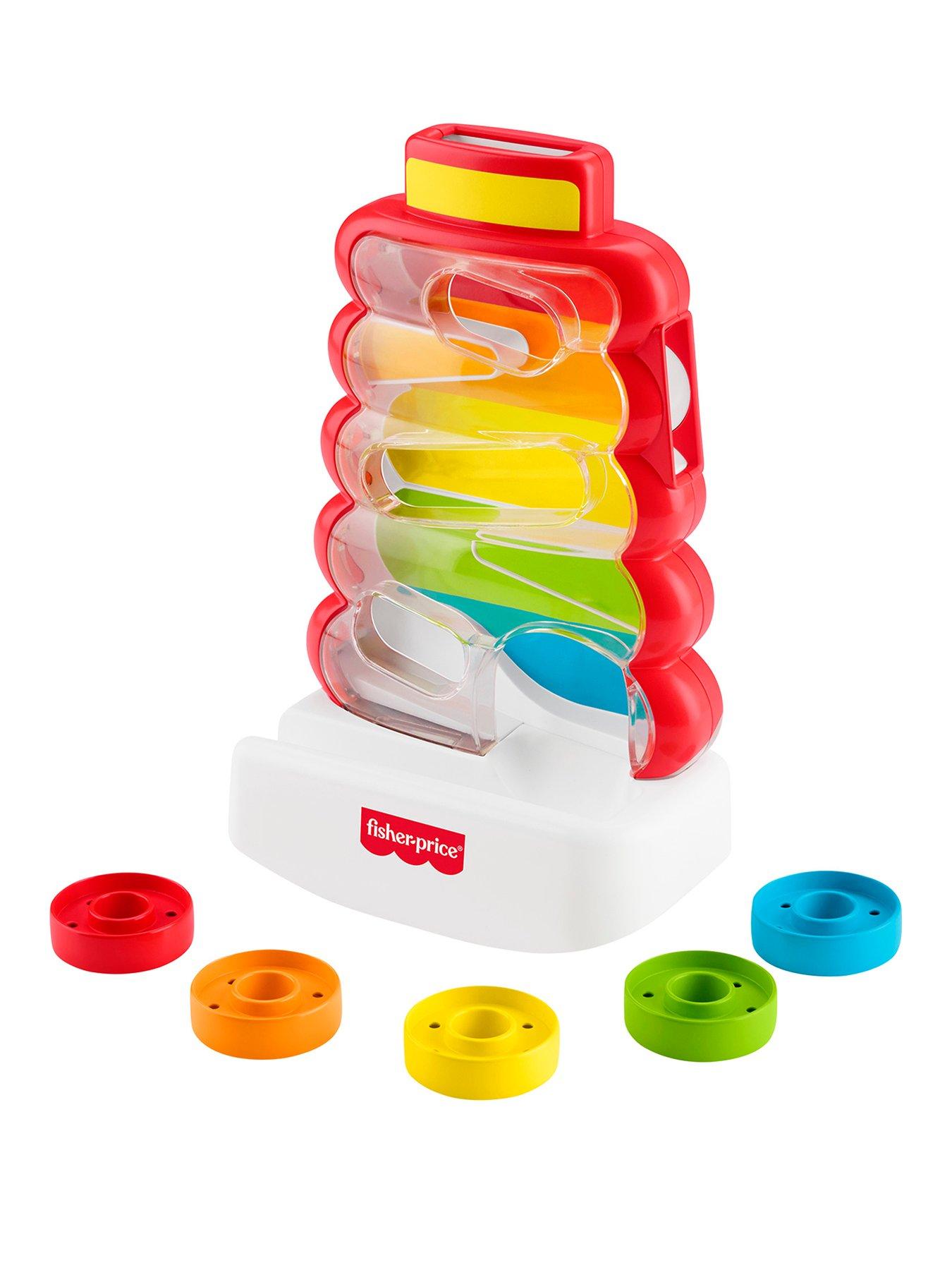 fisher-price-drop-through-rock-a-stack-baby-amp-toddler-developmental-activity-toy-5-coins