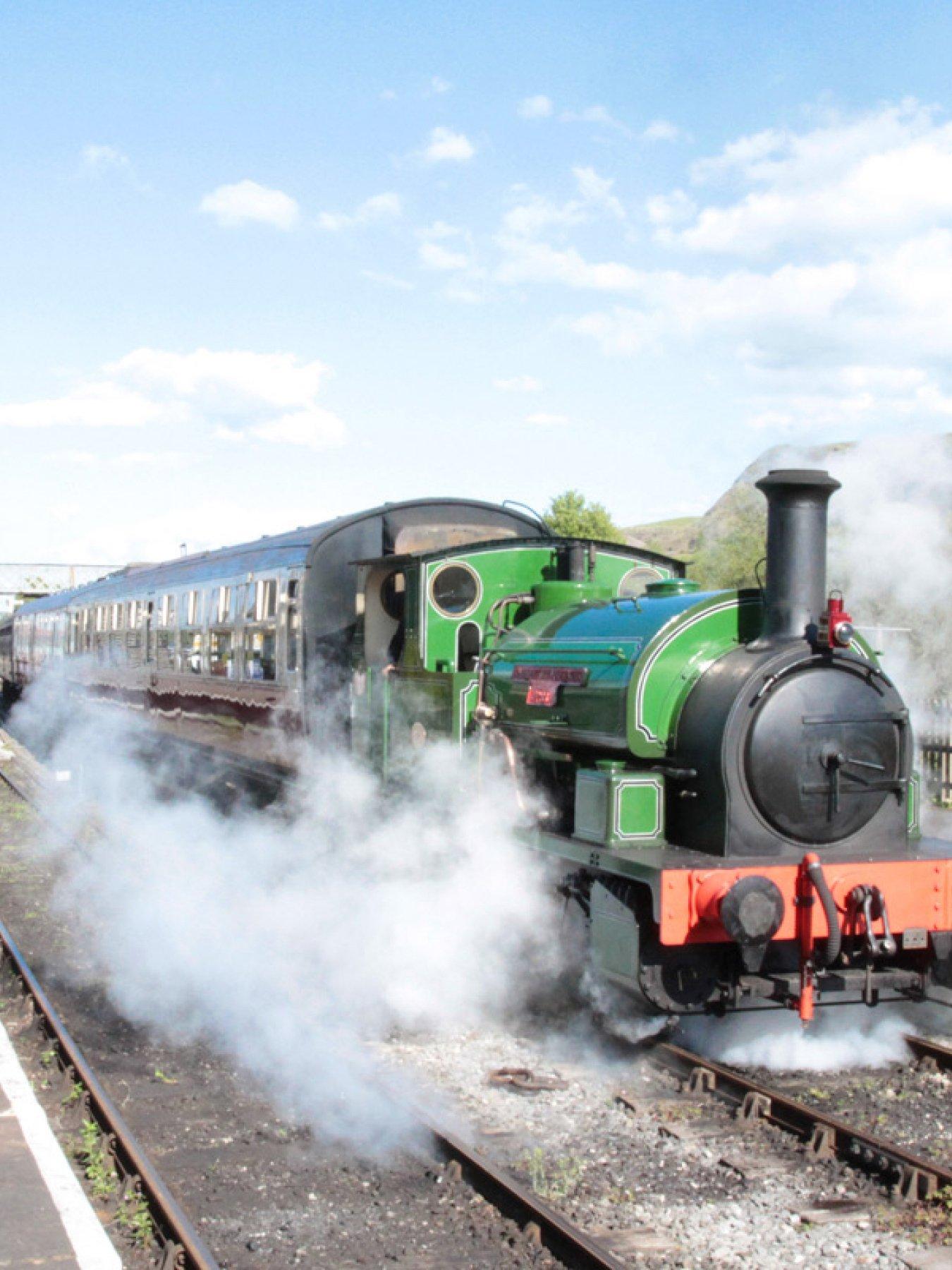 Image 3 of 5 of Virgin Experience Days Embsay & Bolton Abbey Railway Steam Train with Afternoon Tea for Two, North Yorkshire