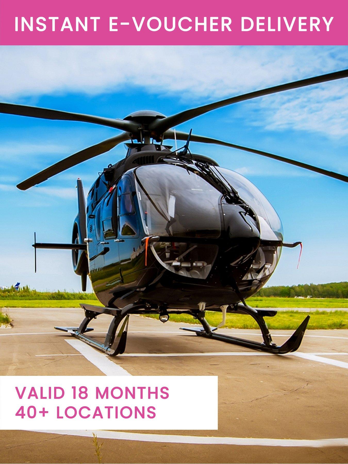 Activity Superstore Deluxe Helicopter Flight with a Glass of Bubbly & Chocolates