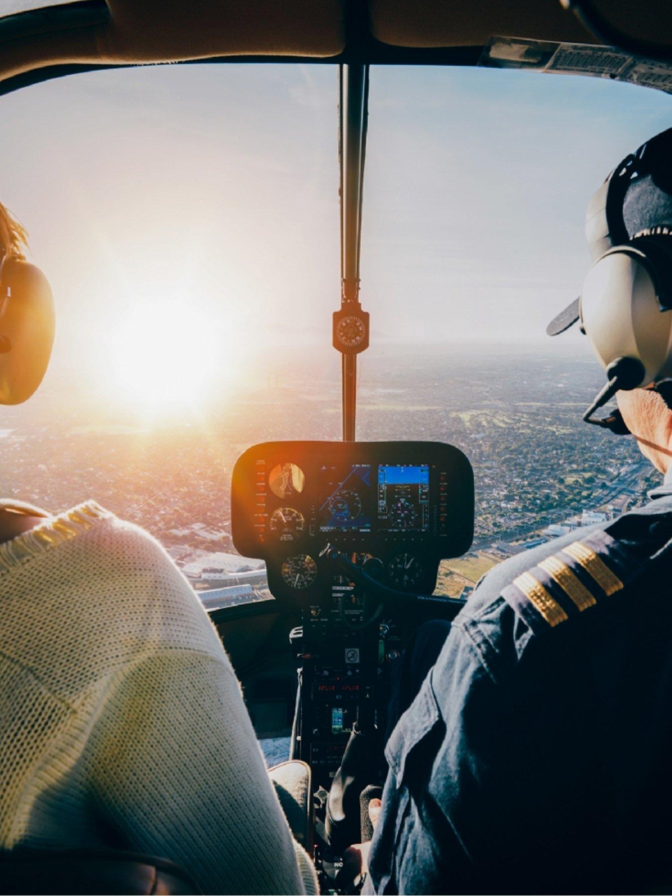 Image 2 of 3 of Activity Superstore Deluxe Helicopter Flight with a Glass of Bubbly & Chocolates