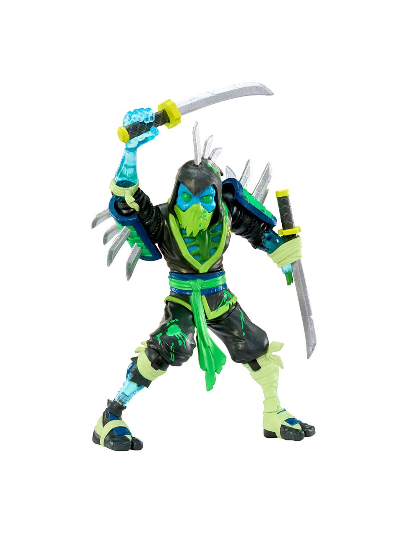 Image 2 of 8 of Ninjombie Action Figure - Sword Lord, Ninja Zombie with Slime
