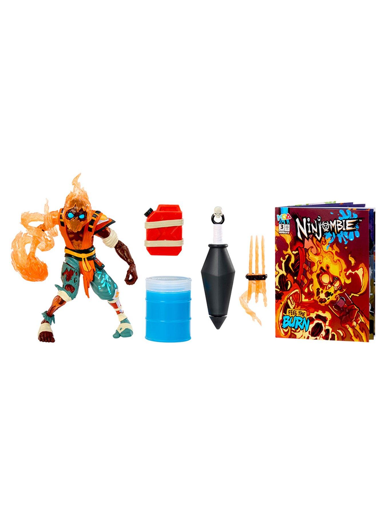  image of ninjombie-action-figure-scorchstrike-ninja-zombie-with-slime