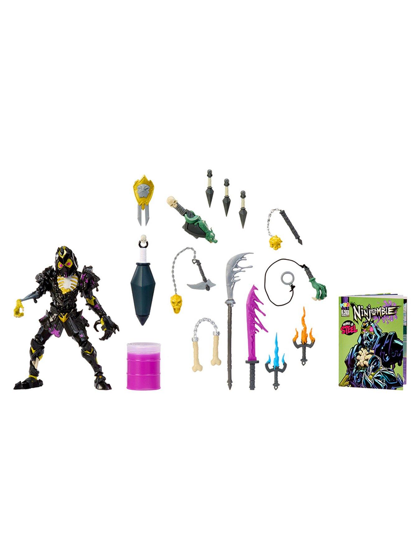 Image 6 of 8 of Ninjombie Deluxe Action Figure - Jonin Knight, Ninja Zombie with Slime