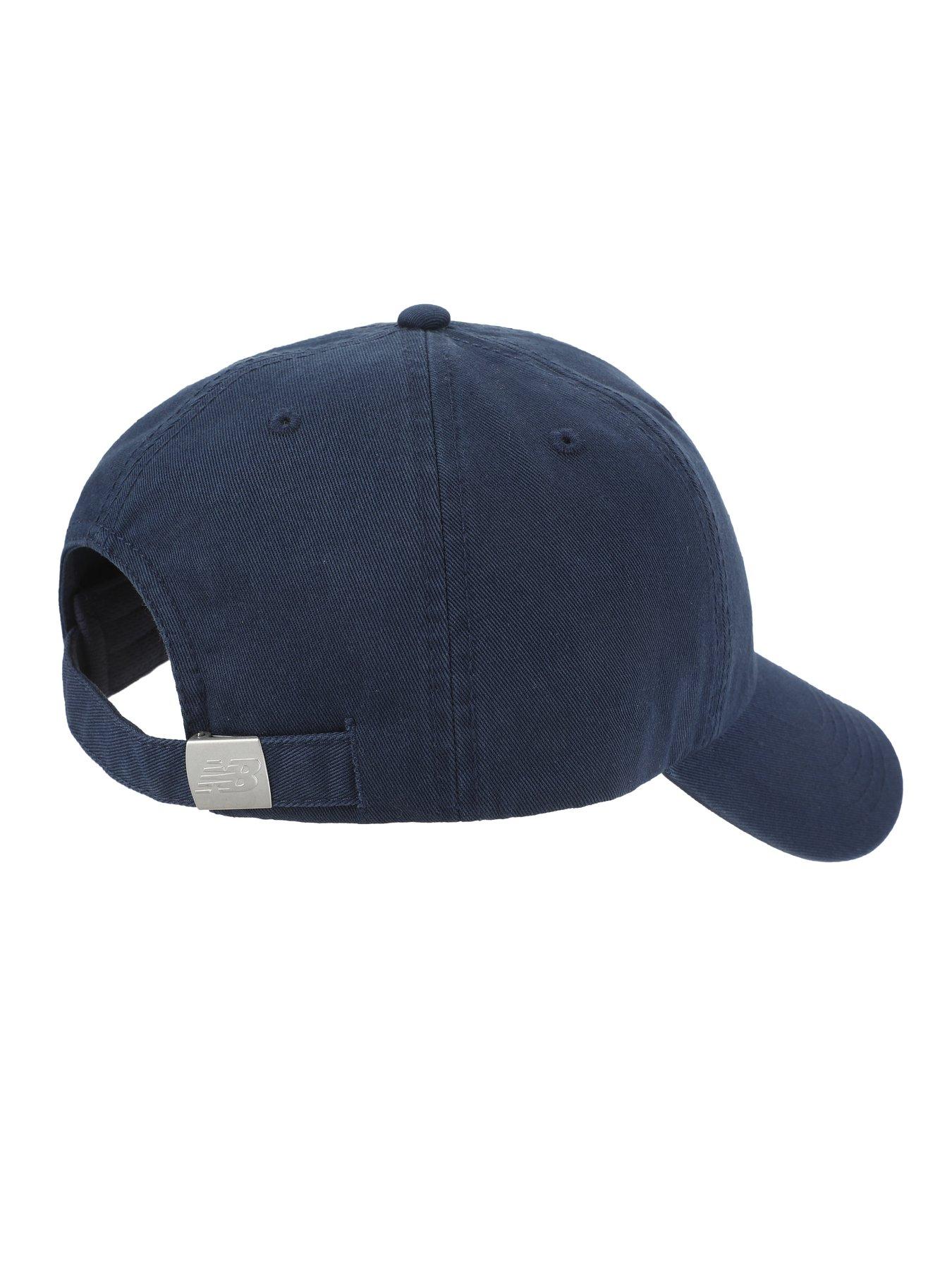 Image 2 of 3 of New Balance Unisex 6 Panel Chain Stitch Flying NB Baseball Cap - Navy
