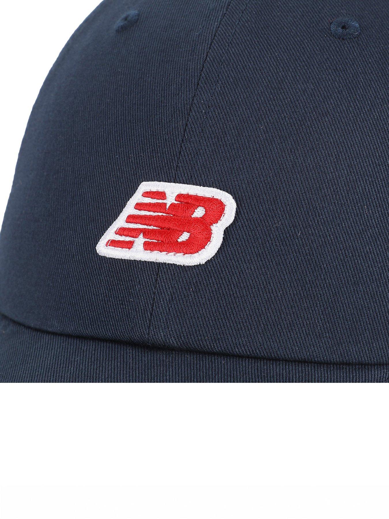  image of new-balance-unisex-6-panel-nb-patch-logo-hat-navy