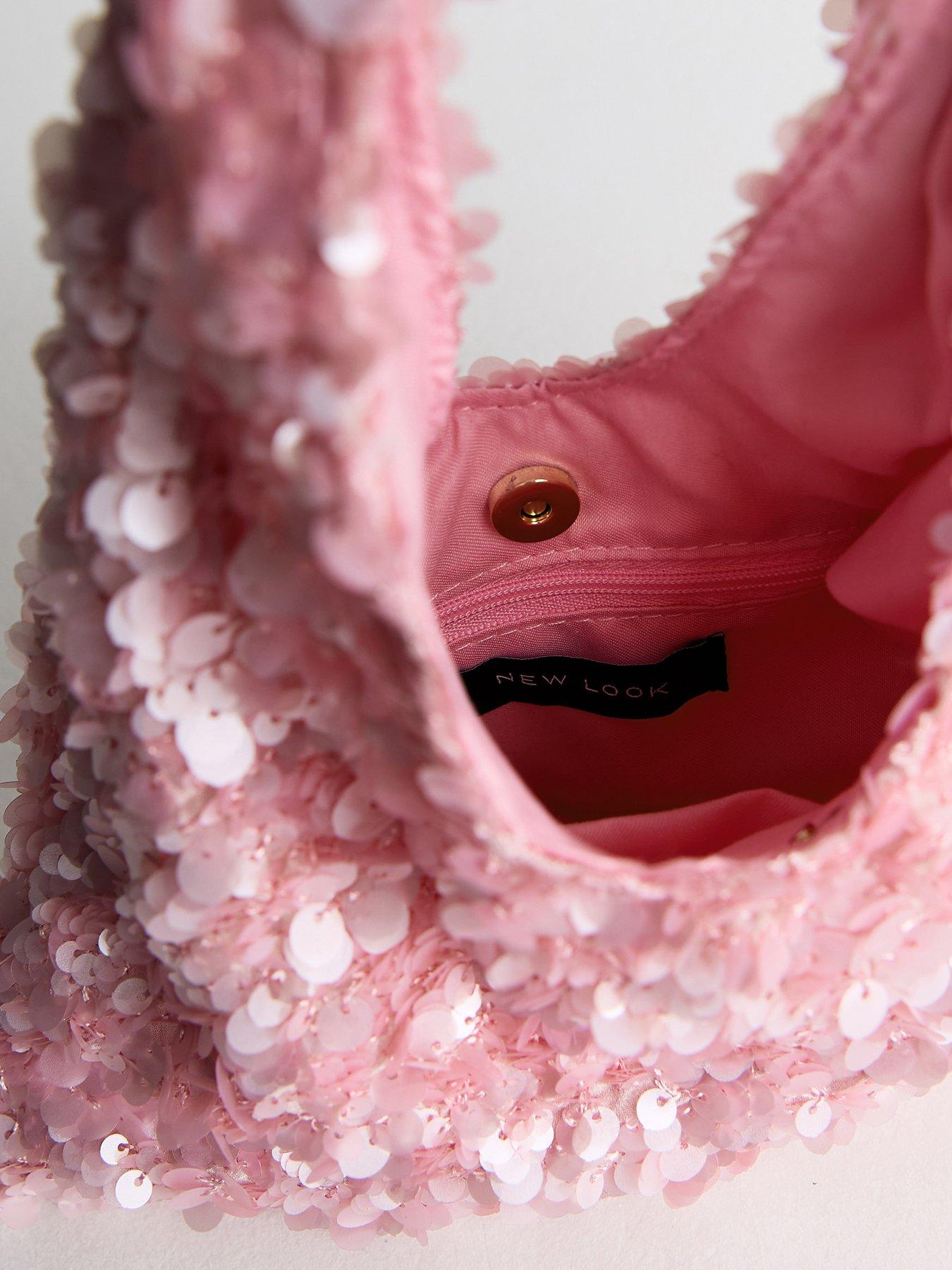 Image 5 of 5 of New Look Sequinned Grab Bag - Light Pink