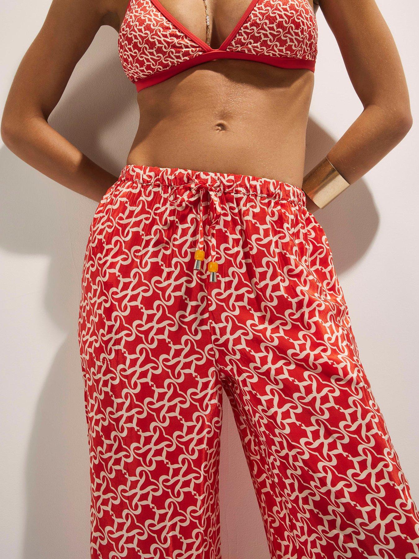  image of river-island-monogram-trousers-orange