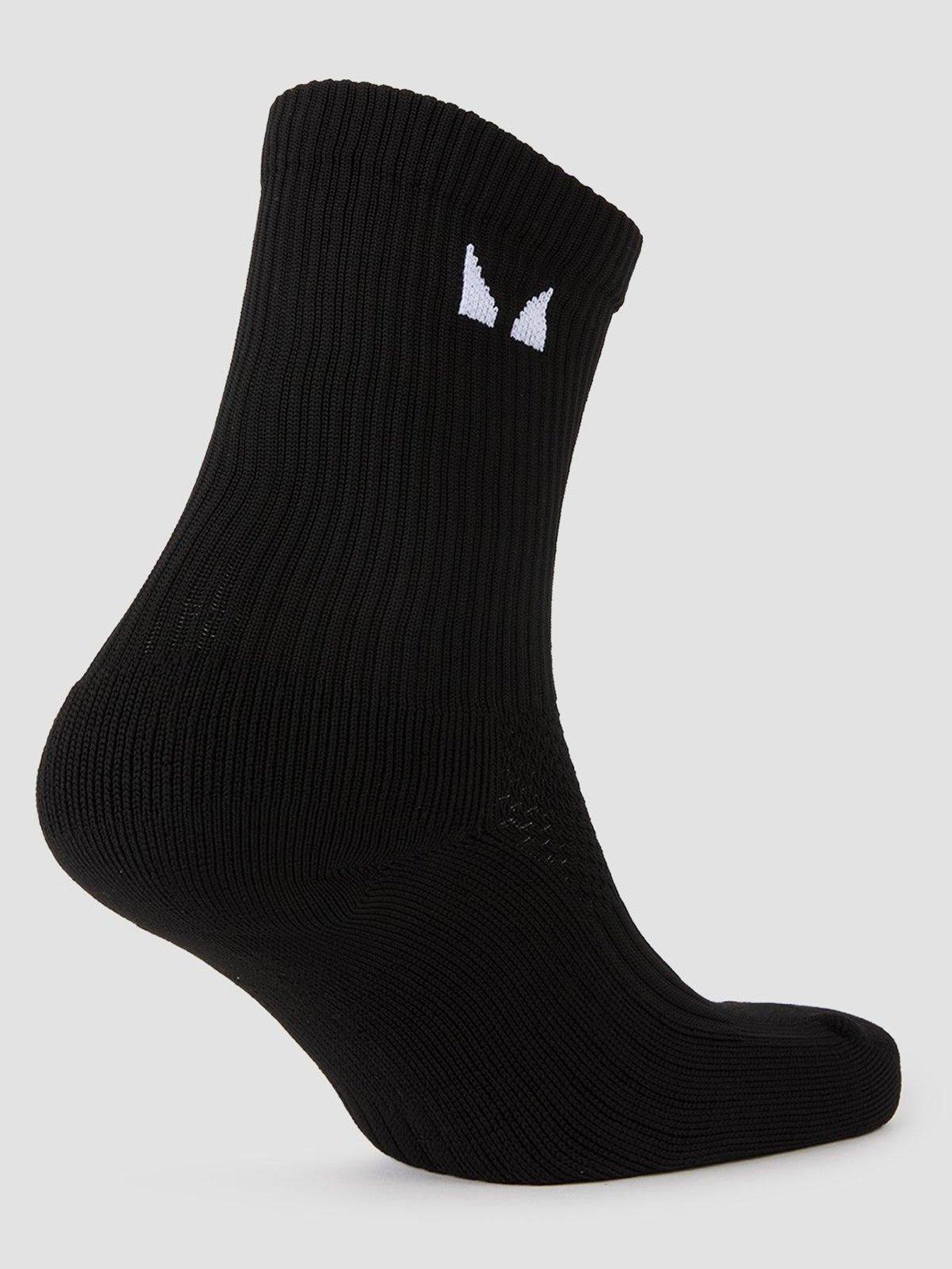  image of myprotein-mp-running-socks-3-pack-black