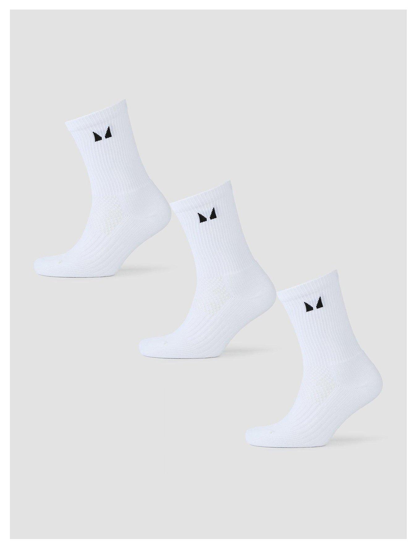 myprotein-running-socks-3-pack-white