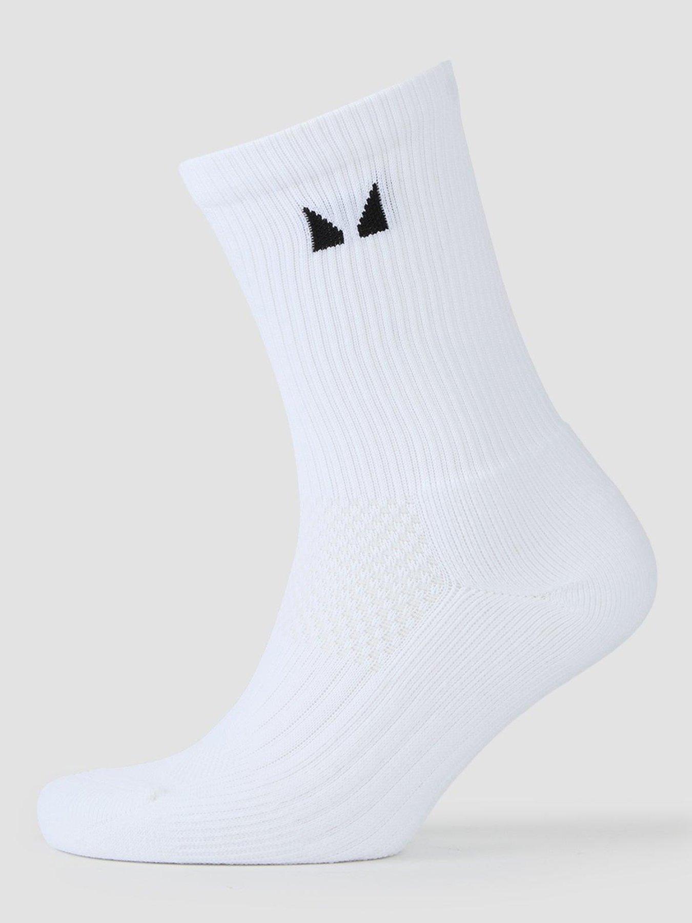 Image 2 of 4 of MyProtein Running Socks (3 Pack) - White