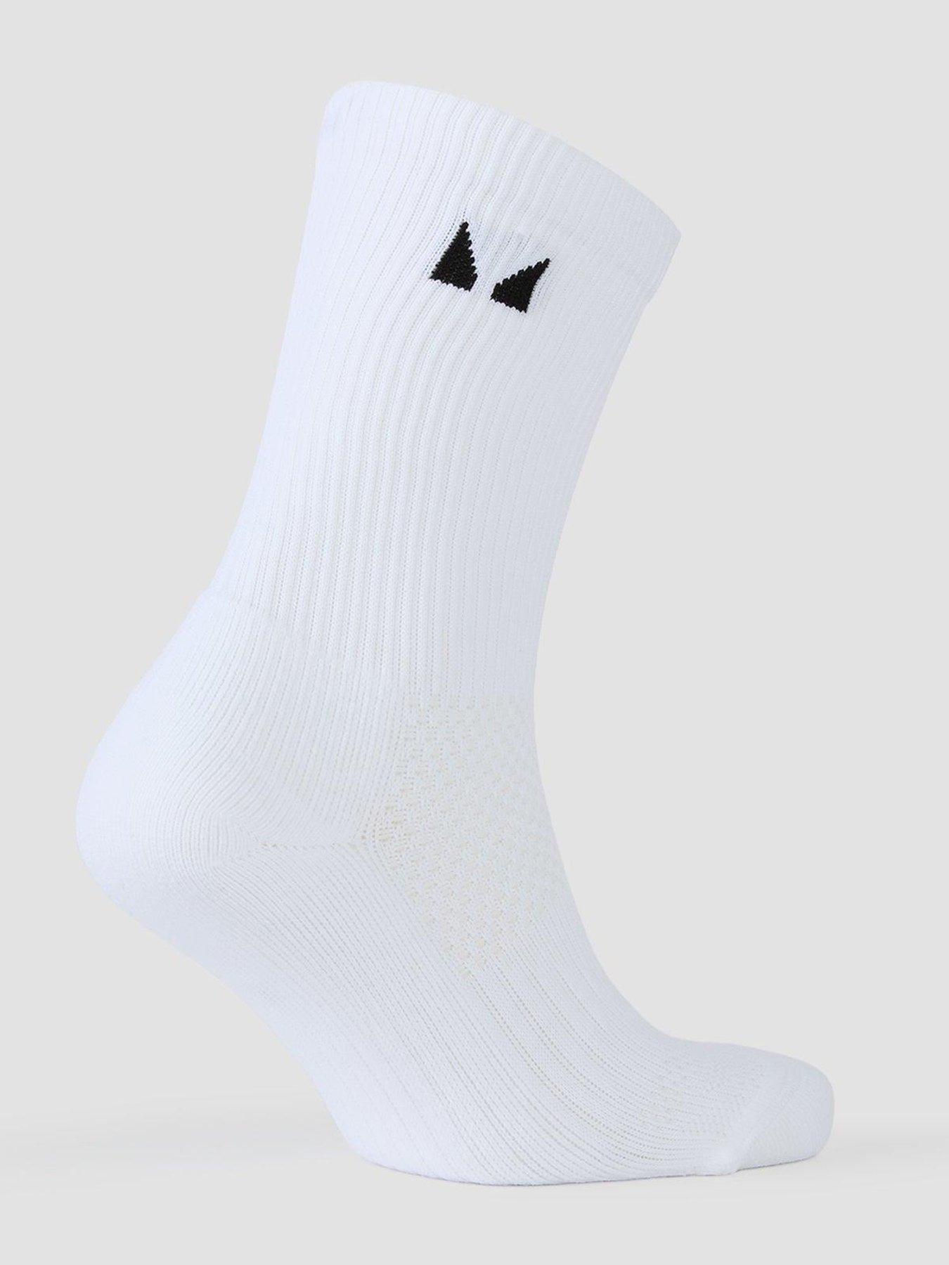 Image 3 of 4 of MyProtein Running Socks (3 Pack) - White