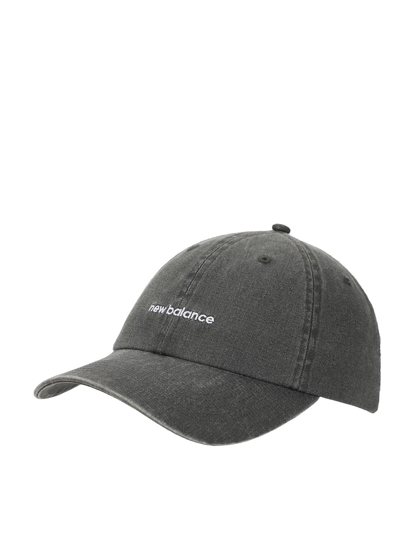 New Balance Unisex 6 Panel Linear Logo Hat - Black