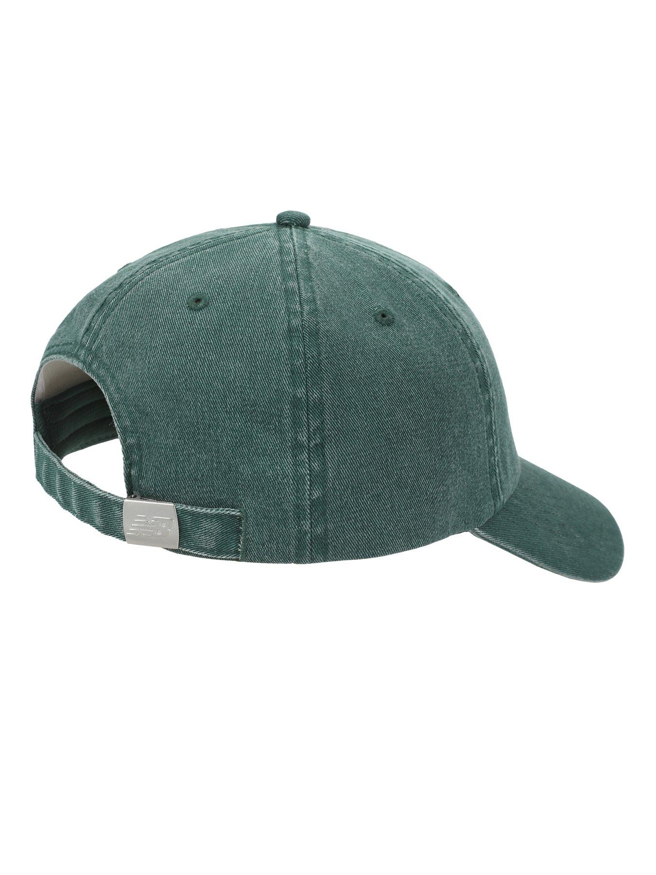 Image 2 of 3 of New Balance Unisex 6 Panel Linear Logo Hat - Green