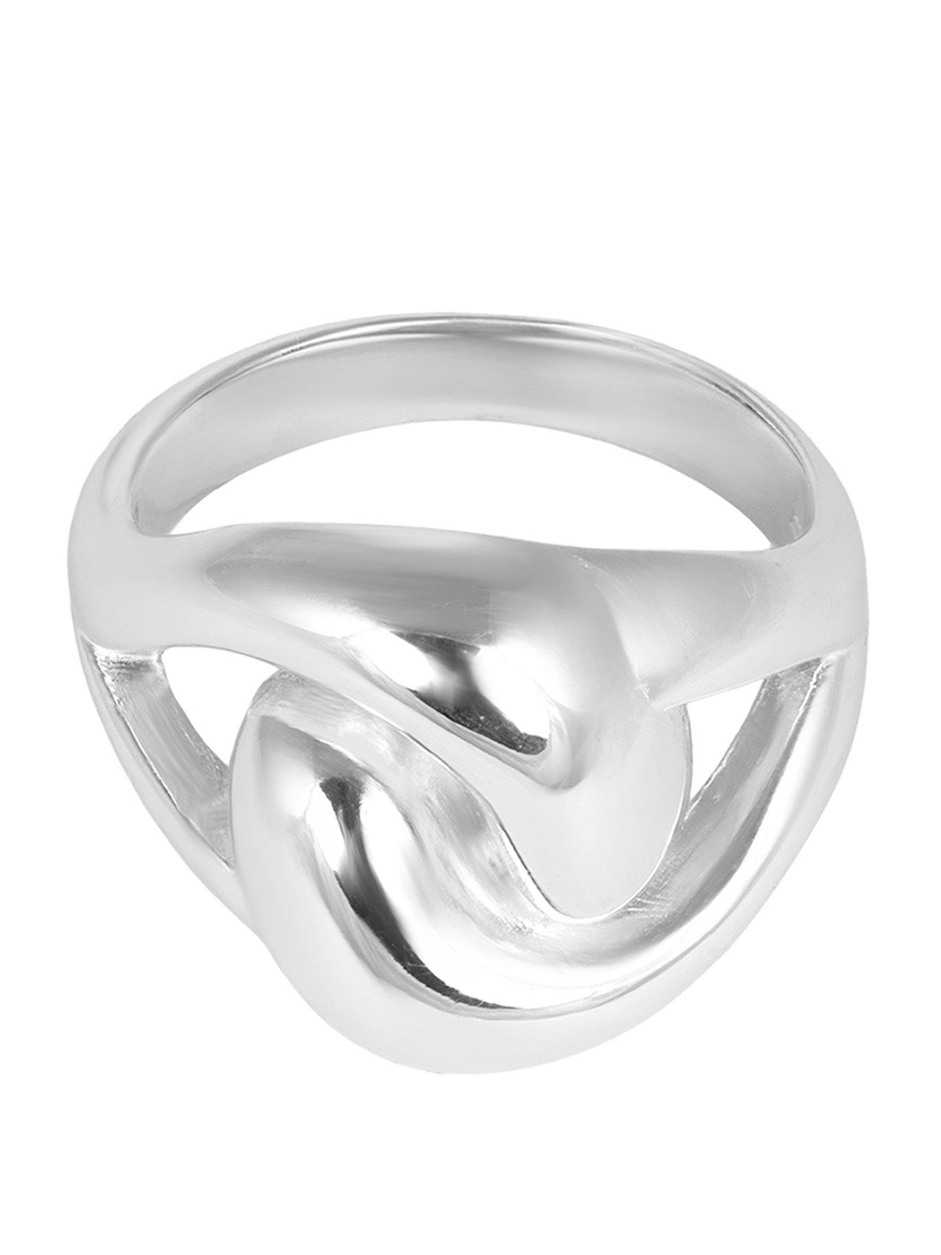 Seol + Gold Sterling Silver Chunky Twist Ring