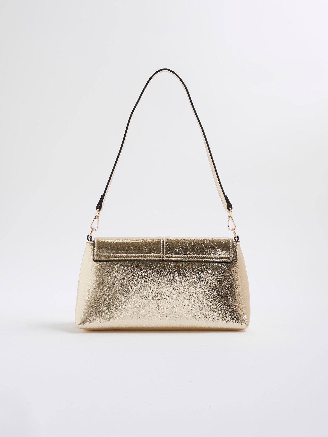  image of river-island-bar-front-clutch-gold