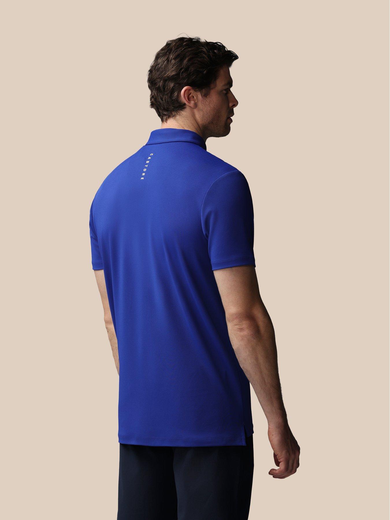 stillFront image of castore-mens-golf-essential-polo-dark-blue