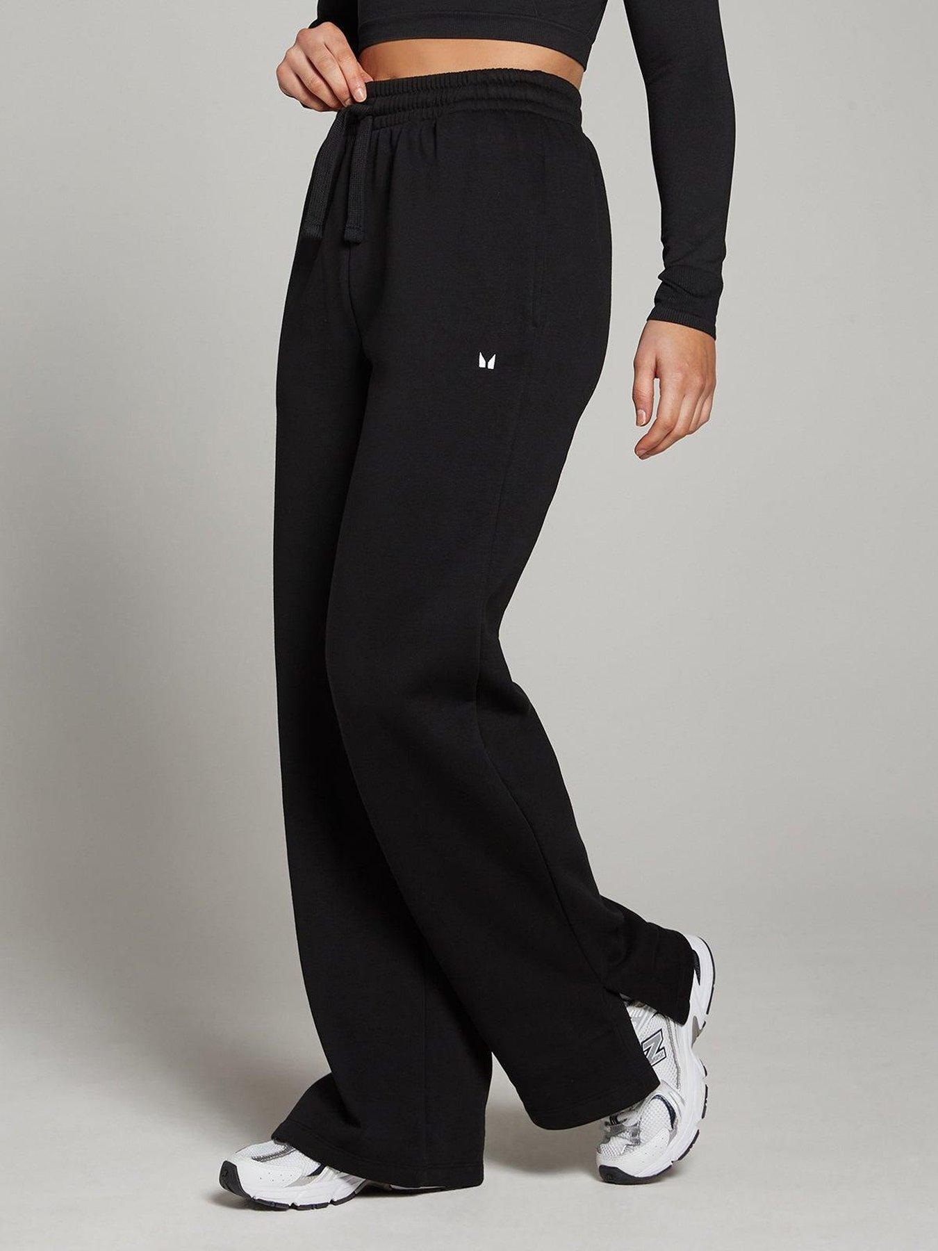 MyProtein Womens Training Basics Straight Leg Jogger - Black