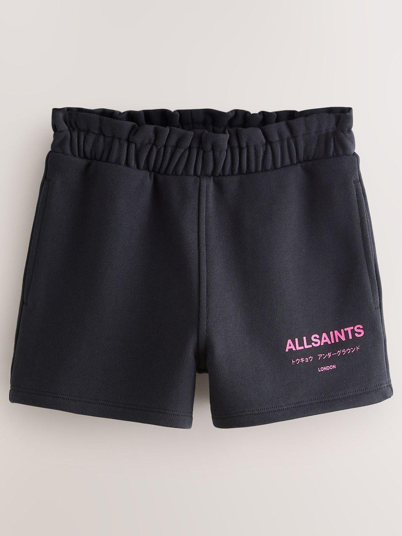 Image 2 of 6 of smALLSAINTS Older Girls Underground Sweat Shorts - Black