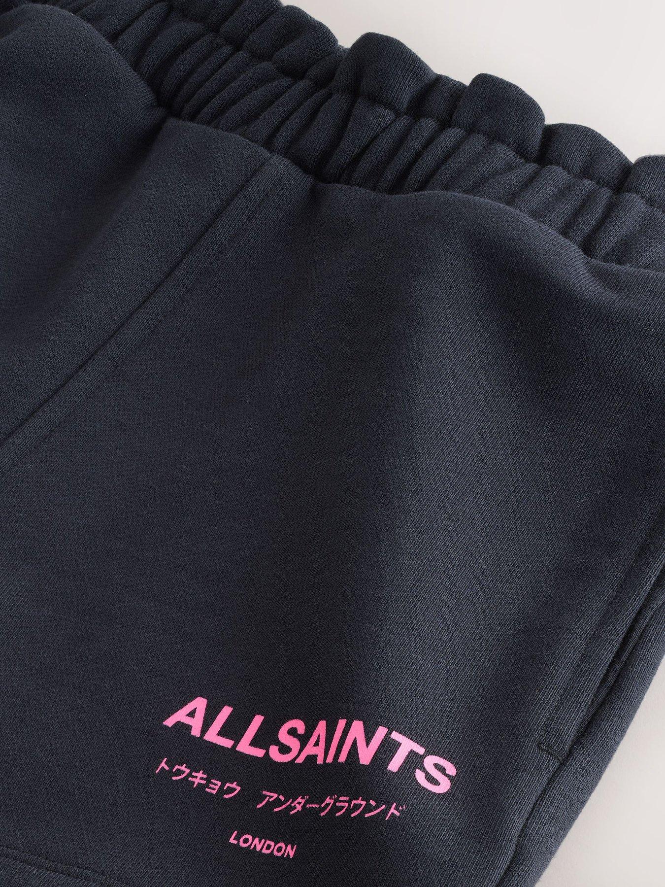 Image 4 of 6 of smALLSAINTS Older Girls Underground Sweat Shorts - Black