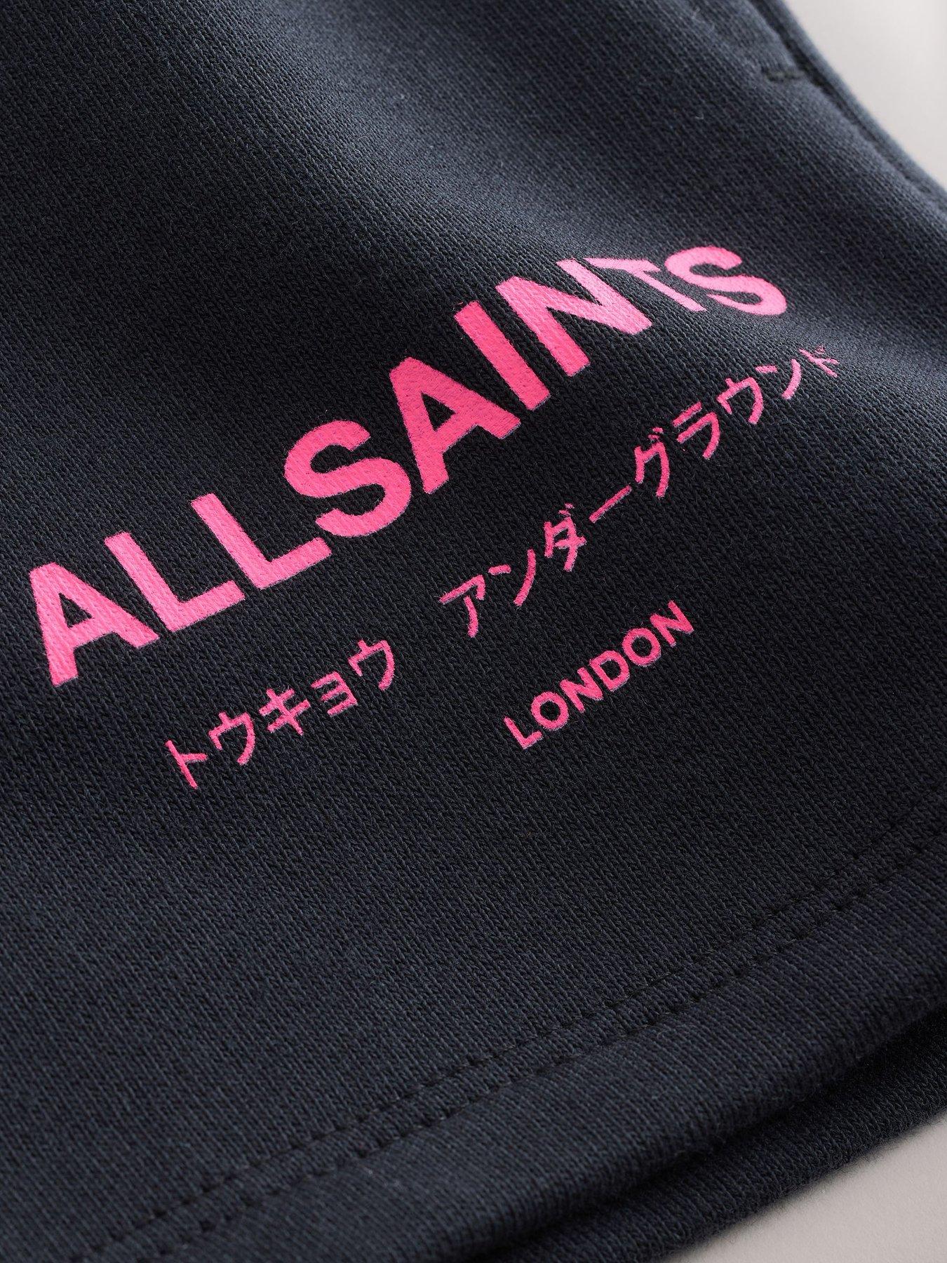 Image 5 of 6 of smALLSAINTS Older Girls Underground Sweat Shorts - Black