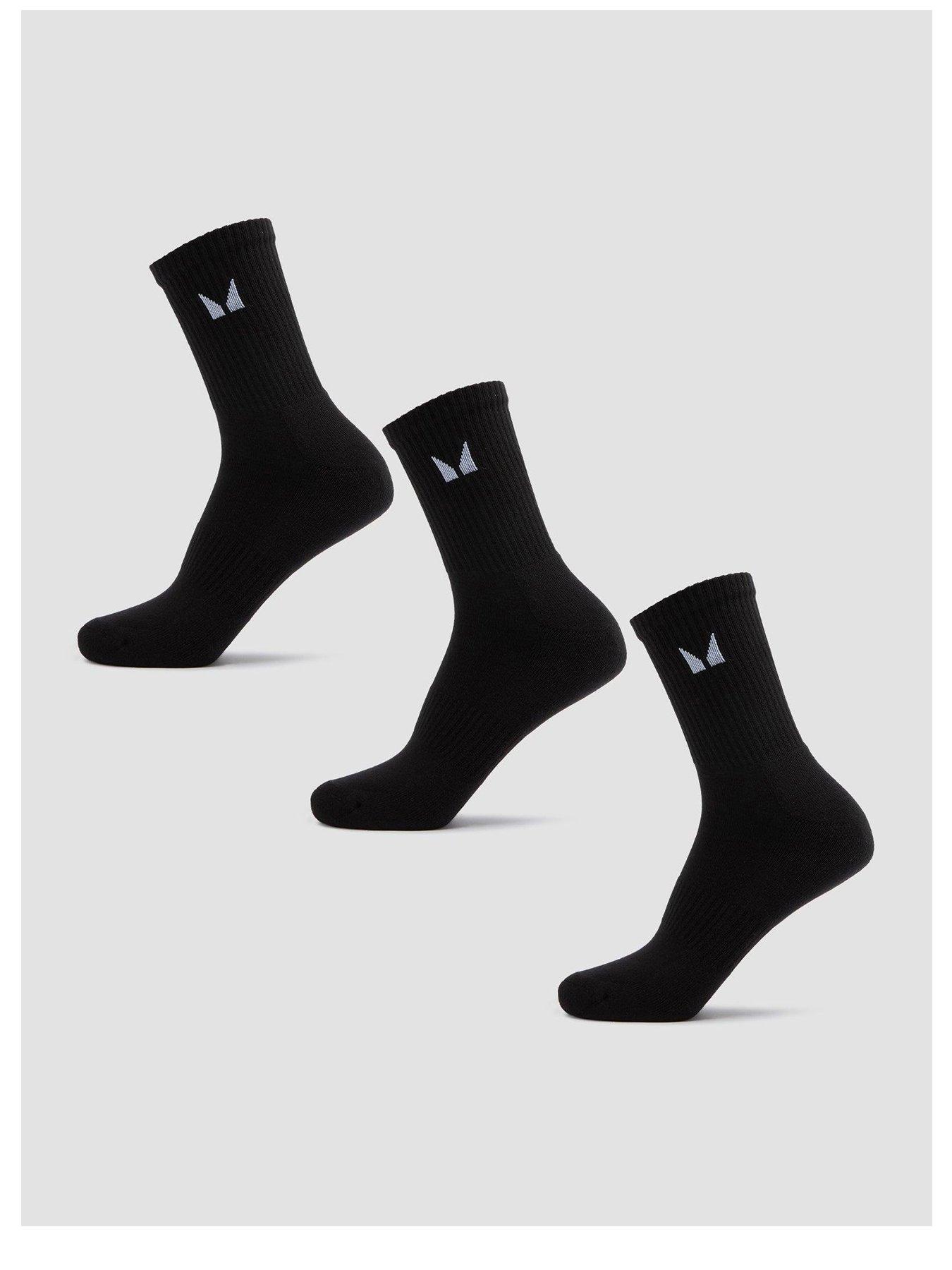 myprotein-unisex-crew-socks-3-pack-black