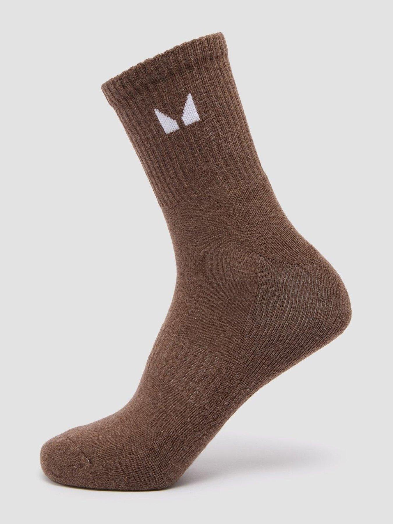 Image 2 of 3 of MyProtein Mp Unisex Crew Socks (3 Pack) - Neutrals