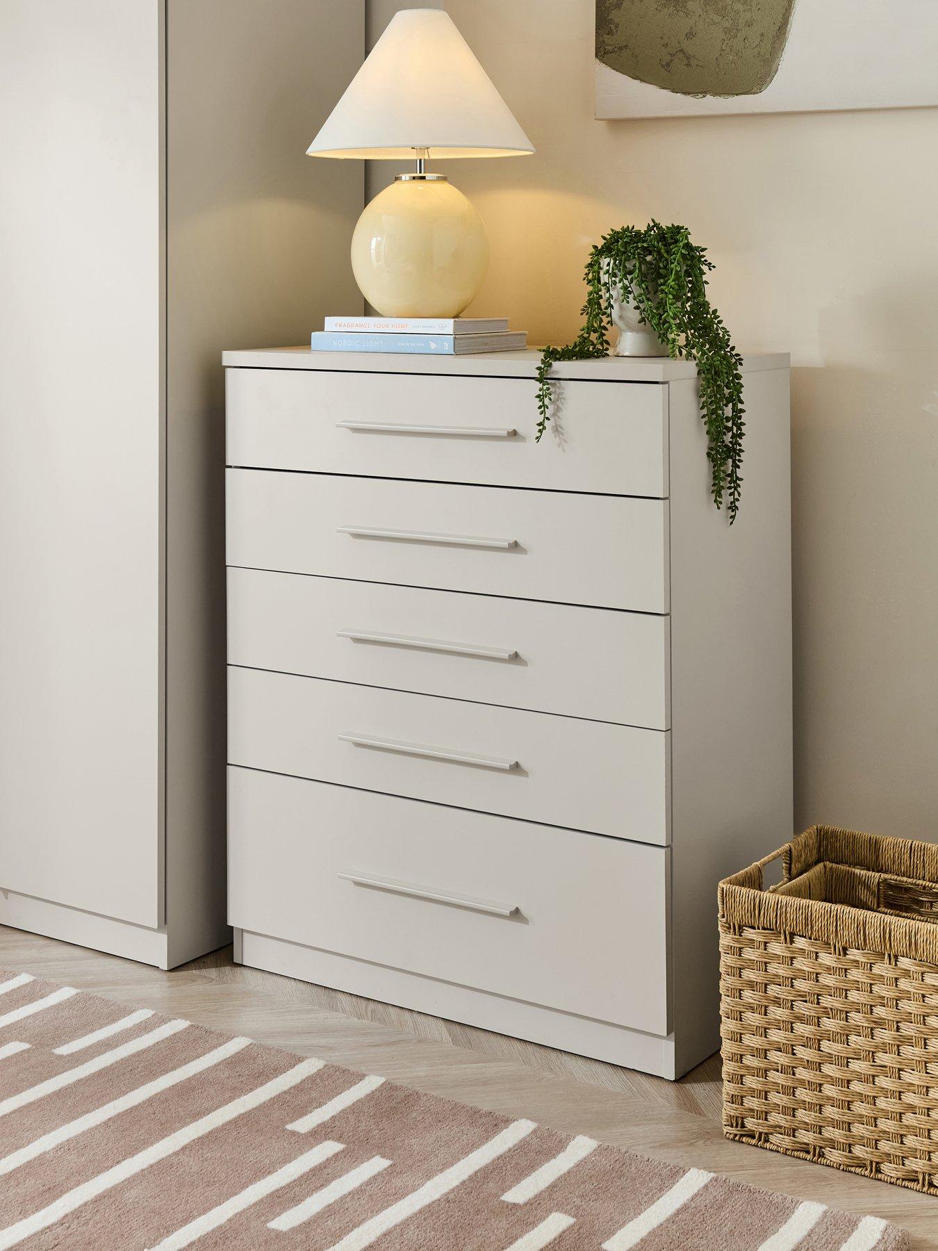 The Very Collection Murcia 5 Drawer Chest - Oatmeal - FSC® Certified