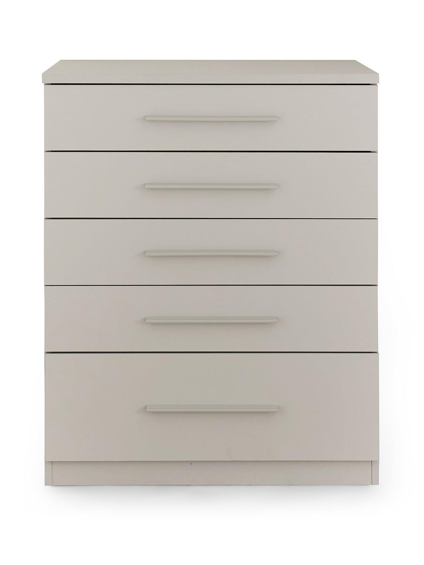 Image 2 of 7 of The Very Collection Murcia 5 Drawer Chest - Oatmeal - FSC&reg; Certified