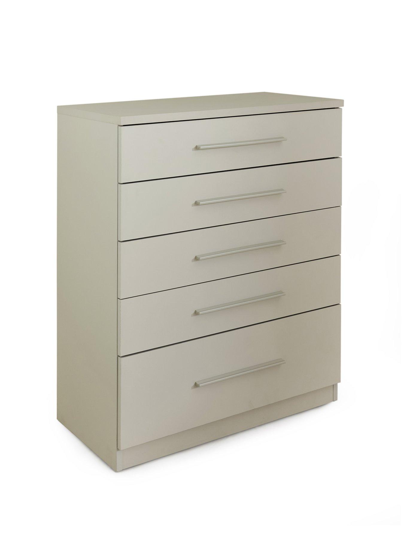 Image 3 of 7 of The Very Collection Murcia 5 Drawer Chest - Oatmeal - FSC&reg; Certified