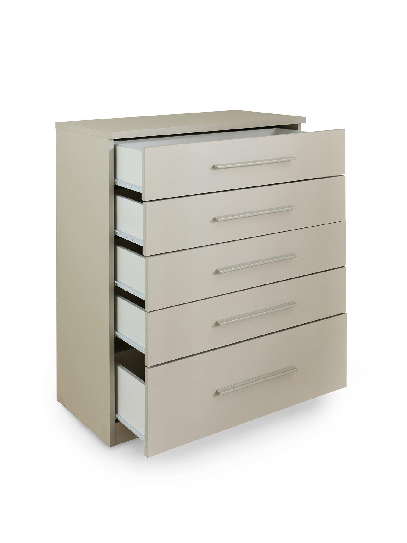 Image 4 of 7 of The Very Collection Murcia 5 Drawer Chest - Oatmeal - FSC&reg; Certified