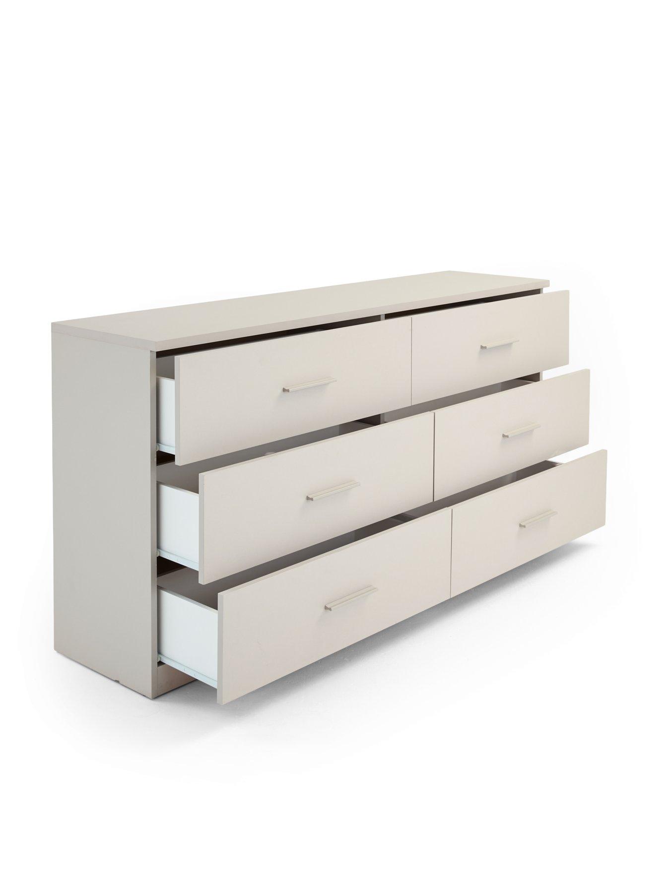 Image 4 of 7 of The Very Collection Murcia 6 Drawer Chest - Oatmeal
