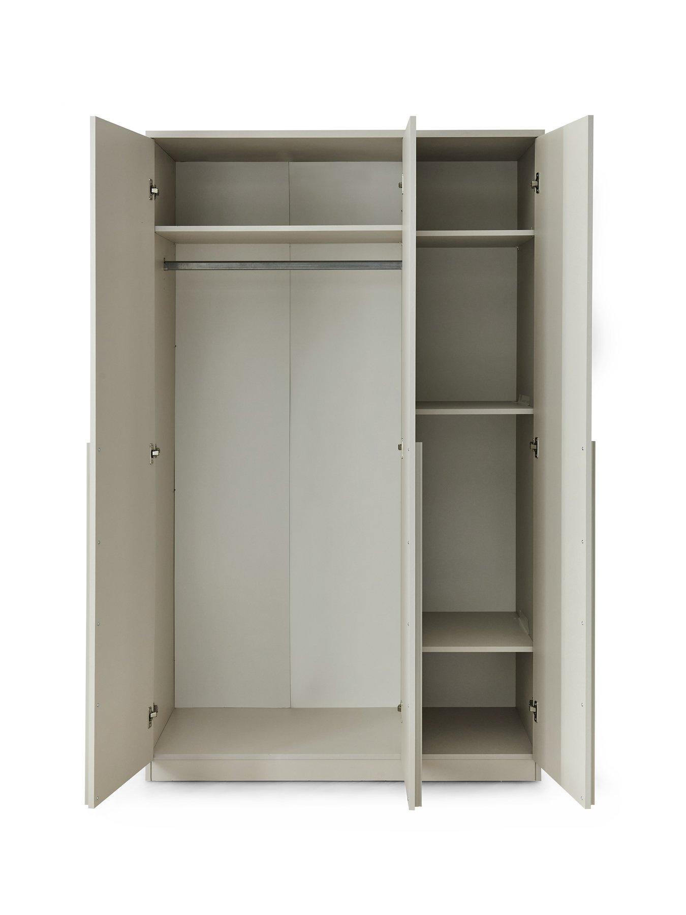 Image 4 of 7 of The Very Collection Murcia 3 Door Wardrobe - Oatmeal - FSC&reg; Certified