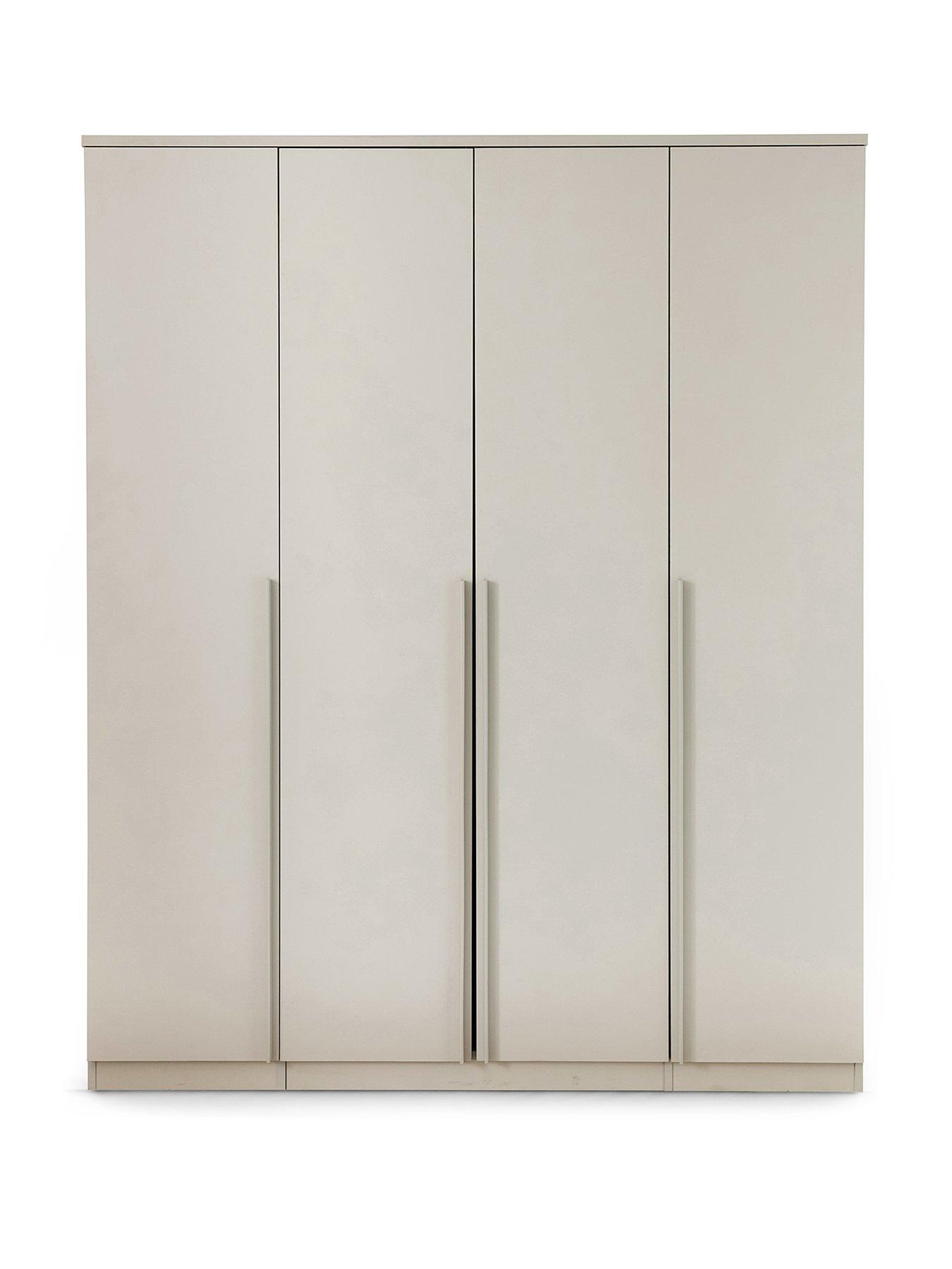 Image 2 of 7 of The Very Collection Murcia 4 Door Wardrobe - Oatmeal - FSC&reg; Certified