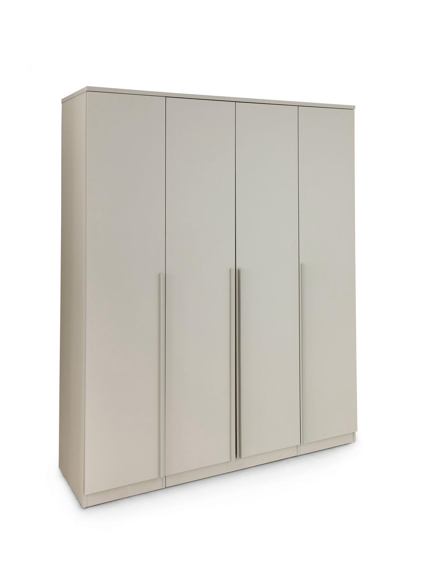 Image 3 of 7 of The Very Collection Murcia 4 Door Wardrobe - Oatmeal - FSC&reg; Certified