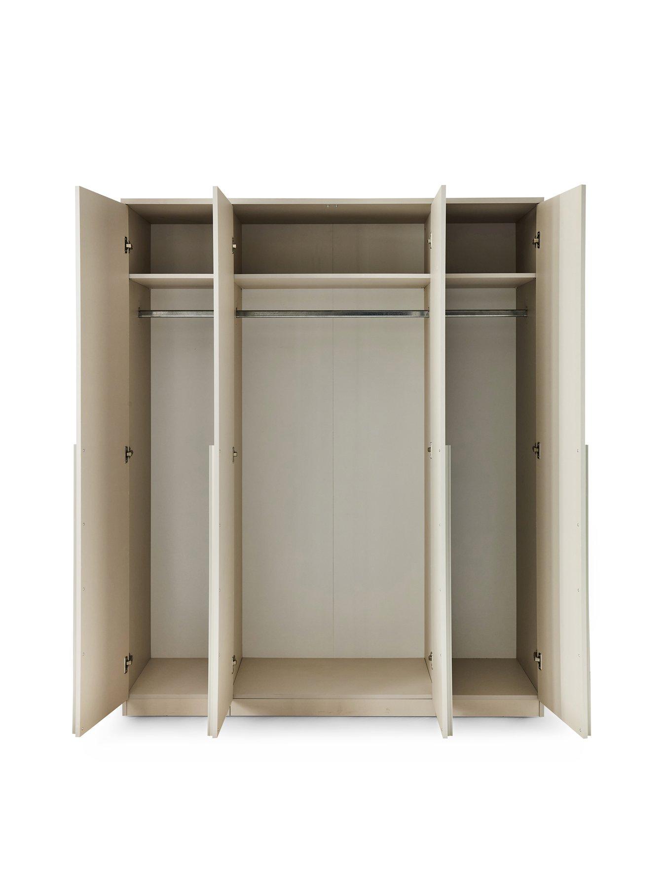 Image 4 of 7 of The Very Collection Murcia 4 Door Wardrobe - Oatmeal - FSC&reg; Certified