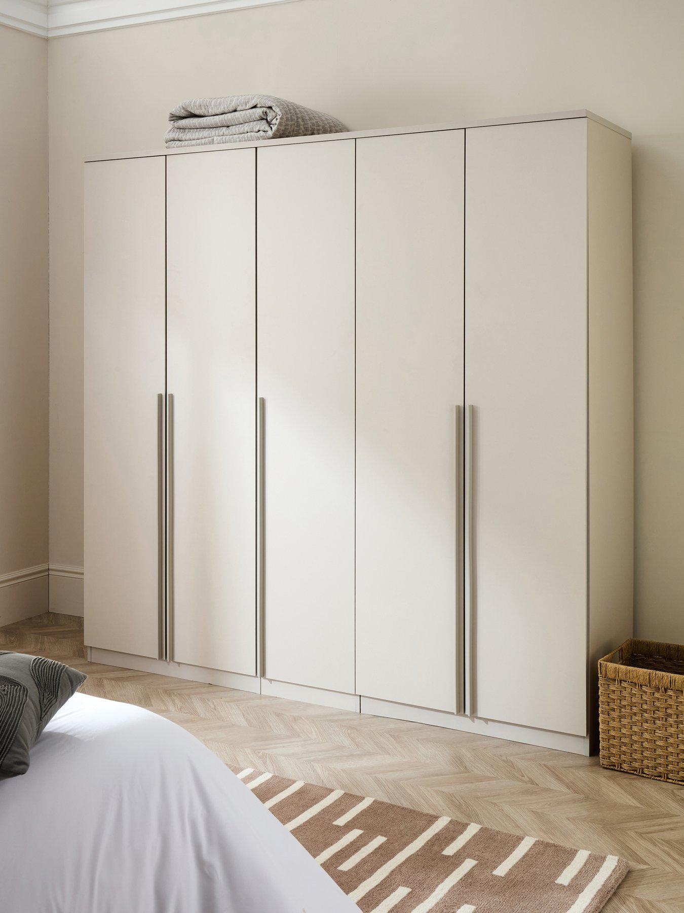 The Very Collection Murcia 5 Door Wardrobe - Oatmeal - FSC® Certified