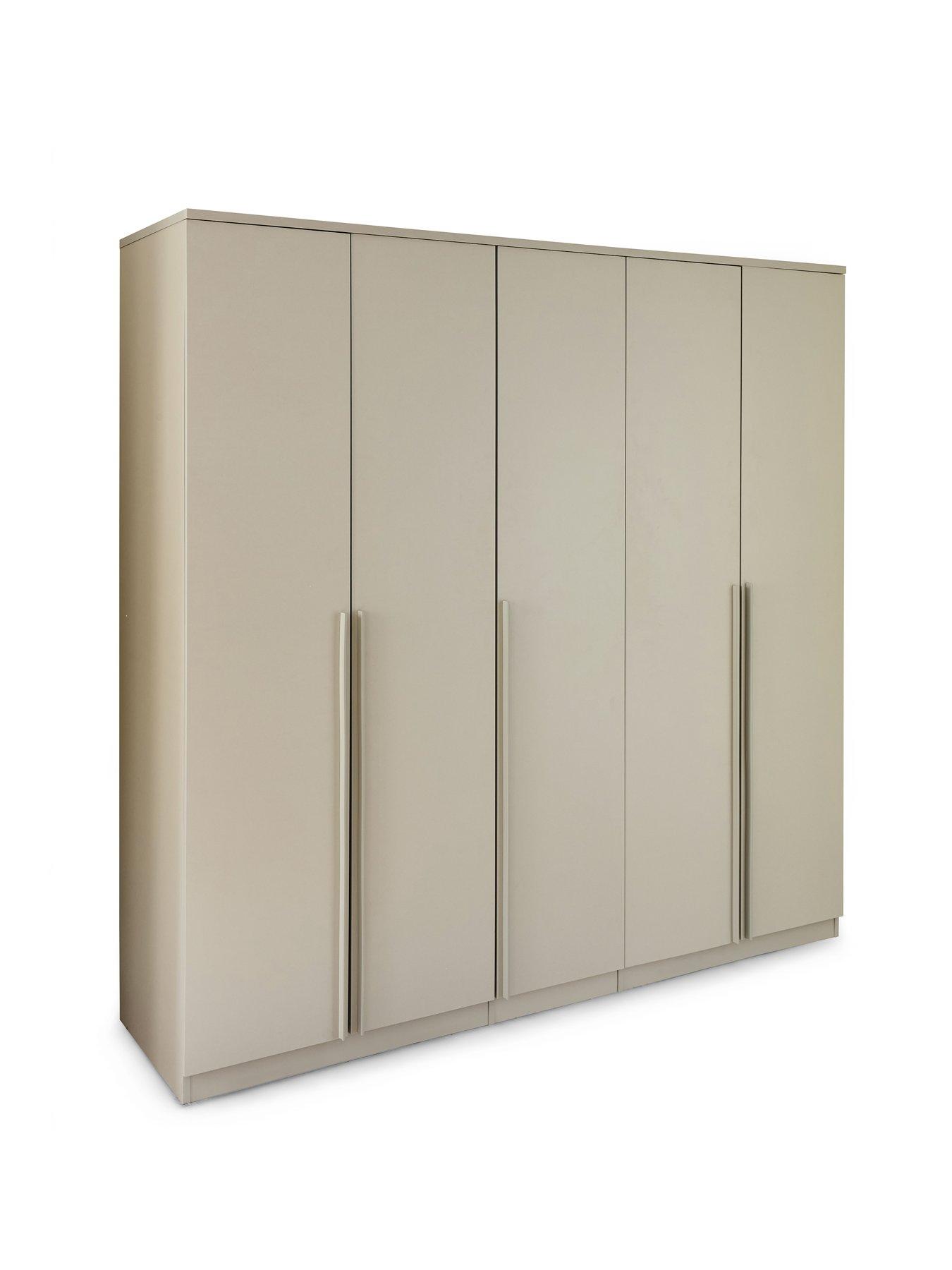 Image 3 of 7 of The Very Collection Murcia 5 Door Wardrobe - Oatmeal - FSC&reg; Certified