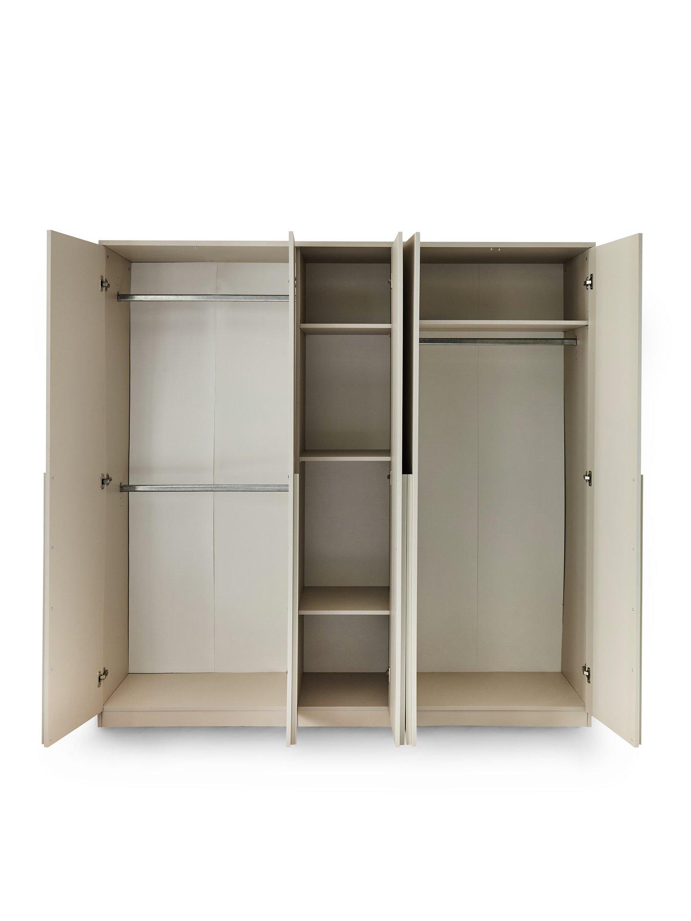 Image 4 of 7 of The Very Collection Murcia 5 Door Wardrobe - Oatmeal - FSC&reg; Certified