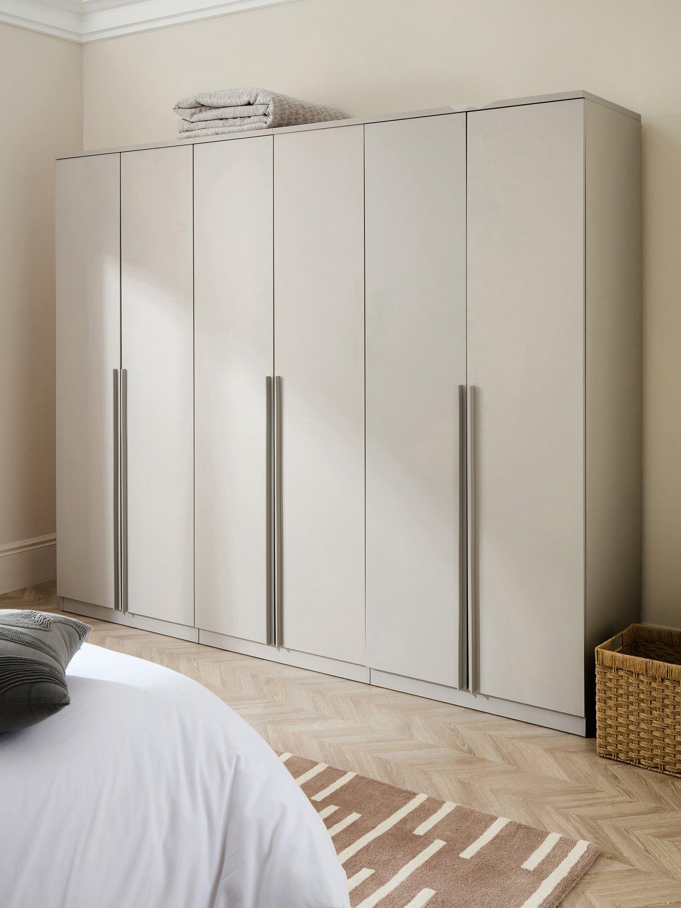 The Very Collection Murcia 6 Door Wardrobe - Oatmeal - FSC® Certified