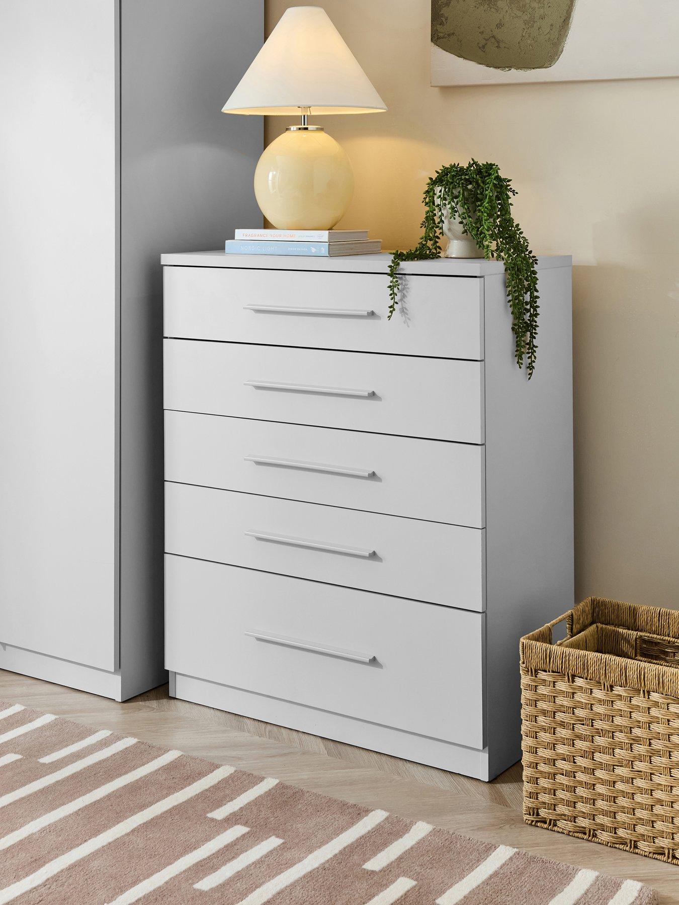 The Very Collection Murcia 5 Drawer Chest - White - FSC® Certified