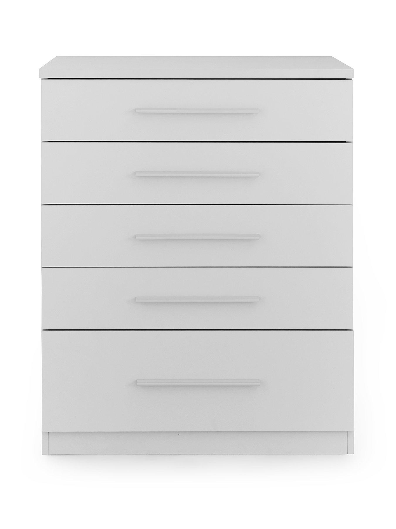 Image 2 of 7 of The Very Collection Murcia 5 Drawer Chest - White - FSC&reg; Certified