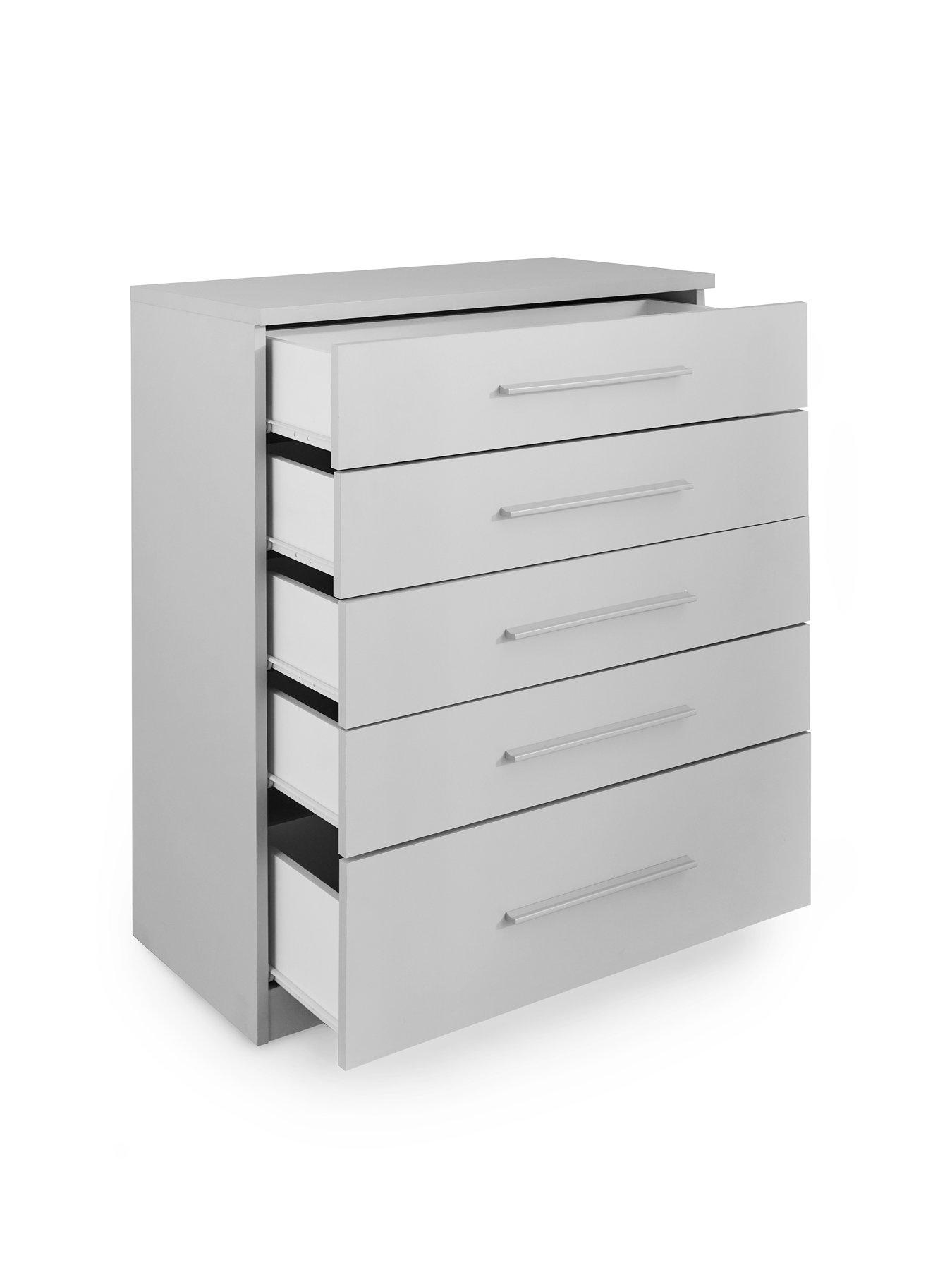 Image 4 of 7 of The Very Collection Murcia 5 Drawer Chest - White - FSC&reg; Certified