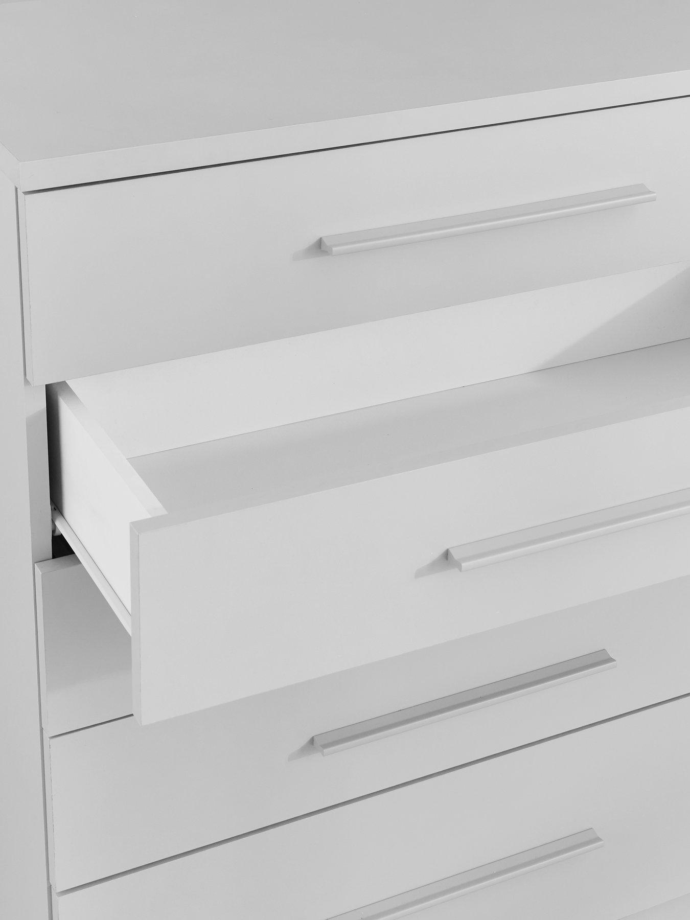 Image 6 of 7 of The Very Collection Murcia 5 Drawer Chest - White - FSC&reg; Certified