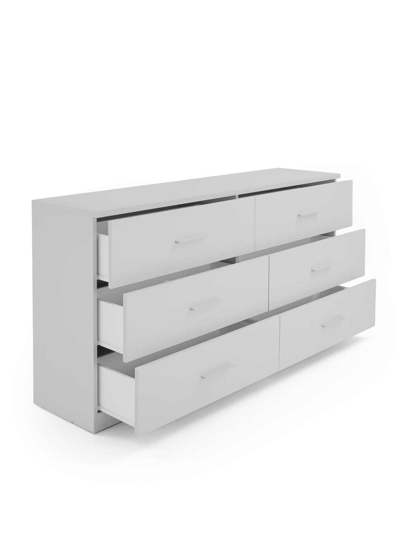 Image 4 of 7 of The Very Collection Murcia 6 Drawer Chest - White